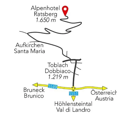 Hotel Alpenhotel Ratsberg 1650m